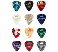 JIM DUNLOP Púas Variety Pack Genuine Celluloid duro, Saco de 12, Multicolor