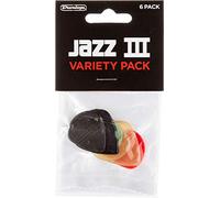 JIM DUNLOP Púas Variety Pack Jazz III, nylon, Multicolor