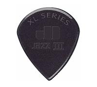 Jim Dunlop Púas Stiffo Jazz III XL 47PXLS 1,38 mm Paquete de 6 Negro
