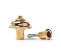 JIM DUNLOP Straplok Alargado - oro Saco de 2, Cierre de cinturón