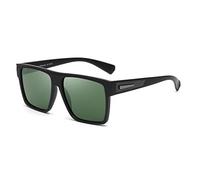 JIM HALO Gafas de Sol Polarizadas Retro Square para Hombre y Mujer, Gafas de Conducir Flat Top Block