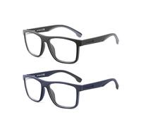 JIM HALO Gafas Luz Azul para Hombre Cuadrado Retro Gafas Filtro Luz Azul