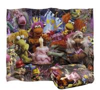 Jim Henson - Fraggle Rock Fraggle 40Th Birthday Party Silky Touch Super Soft Throw Blanket 152 X 127 Cm
