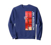 Jim Morrison_002 Sudadera, Unisex para Adultos, Azul Marino, XXL