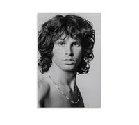 Jim Morrison - Lienzo impermeable para pared, impresión HD resistente a los rayos UV, adecuado para salas de estar y pasillos, es un gran regalo, estilo sin marco, 60 x 90 cm