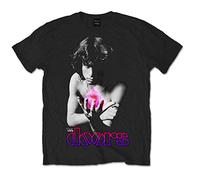 Jim Morrison Psychedelic King The Doors Rock Oficial Camiseta para Hombre (Small)