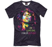 Jim Morrison t-Shirt - American Singer The Doors Band Psychedelic Rock tee Black