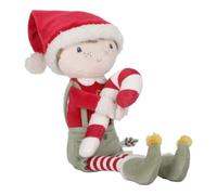 Jim Muñeco Blandito Navidad - Peluche navideño con caramelo - Little Dutch - Regalo suave desde 12 meses