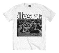 Jim On Floor - Camiseta Manga Corta para Hombre, Color Blanco, Talla M