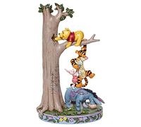 Jim Shore Disney Traditions 6008072 Pooh and Friends - Figura Decorativa (22,2 cm)