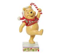 Jim Shore Enesco Disney Traditions Winnie The Pooh - Figura de bastón de caramelo (14 cm)