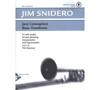 Jim Snidero Jazz Conception Bass Trombone: 21 solo etudes for jazz (Tapa blanda)
