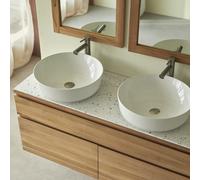 Jim - Tablero reciclado con efecto terrazo 120 cm - Le Pavé & Tikamoon H 45 x B 120 x T 1 cm