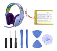 JIMACRO 1500 mAh Batería 533-000181 Compatible con Auriculares Logitech G G733 y G G735, Batería para Auriculares G G735 con Herramientas