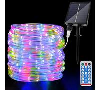 JIMACRO Guirnalda LED Luces Exterior Solares, Luces de Cuerda Impermeables IP65 22m 200LEDs con 8 Modos de Iluminación, Luz de Hadas de Cuerda para Decoración Navideña Jardín Fiesta