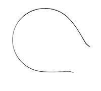 Jimenez 10pzs 3mm Banda de cabeza en Banda de pelo de metal Lotes DIY Accesorios Negro