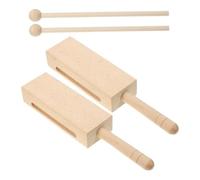 Jimenez 2 Juegos de Percusión de Madera, Instrumentos Rítmicos, Instrumentos Musicales para Adultos, Instrumento de Madera, Rítmico, Registro para Niños