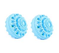 Jimenez 2 Piezas Bolas de LavanderíA para Lavadora Bolas de Lavado MáGico Lavado Herramientas de Limpieza Reutilizables Eco BañO LavanderíA Flip Azul