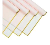 Jimenez 20 Hojas de Papel de Regalo de Flores con 10 Tarjetas de Felicitación, Papel de Regalo de Ramo, Papel de Embalaje Floral, Rosa