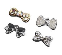 Jimenez 40Pcs DIY Metal 3D Una Arte Etiqueta Decoracion Mix Color & Patron Moda Lujo Joyeria Herramientas Lazo