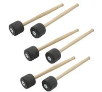Jimenez de Goma Espuma Grises de 12,8 Pulgadas, de, de Percusión de Bajo Antideslizantes, Accesorios de Percusión