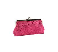 Jimenez Femenina Bolsa de telefono de fiesta de tarde de embrague de lentejuelas Monedero Cartera (roseo)