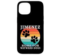 Jimenez Home For Wayward Dogs Apellido Carcasa para iPhone 15