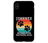 Jimenez Home For Wayward Dogs Apellido Carcasa para iPhone XS MAX