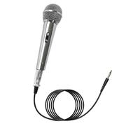 Jimenez MicróFono de Condensador Profesional MicróFono de Mano KTV Canto Escenario MicróFono con Cable