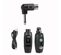Jimenez Receptor y Transmisor InaláMbrico de MicróFono UHF para Effector Mini XLR Cableado A Transmisor de MicróFono InaláMbrico