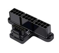 Jimenez Tarjeta GráFica Serie 3X8P A 40 ATX 3.0 12V HPWR 12+4P 600W Conector de DireccióN Asistida de 180 Grados, Negro B