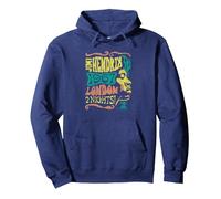Jimi Hendrix 1967 London Concert Vintage Band Sudadera con Capucha, Unisex para Adultos, Azul Marino, L