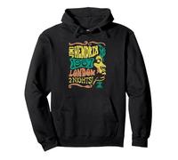 Jimi Hendrix 1967 London Concert Vintage Band Sudadera con Capucha, Unisex para Adultos, Negro, XXL