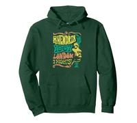 Jimi Hendrix 1967 London Concert Vintage Band Sudadera con Capucha, Unisex para Adultos, Verde Bosque, XXL