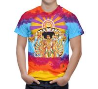 Jimi Hendrix Axis Bold As Love Tie Dye T-de Manga Corta de Mujer