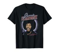 Jimi Hendrix Grainy Photo Portrait with Halo Vintage Band Camiseta