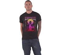 Jimi Hendrix Karl Ferris Wheel - Camiseta de Manga Corta para Hombre, Color Negro, Talla L, Negro, L