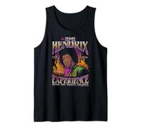 Jimi Hendrix Songs for Groovy Children Flames Vintage Band Camiseta sin Mangas