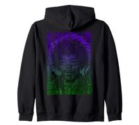 Jimi Hendrix Swirl Text Official Blues Rock Music Icon Sudadera con Capucha