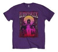 Jimi Hendrix - T-Shirt # L Unisex Purple # Karl Ferris Wheel