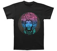 Jimi Hendrix - T-Shirt # M Black Unisex # Afro Speech