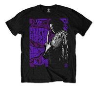 Jimi Hendrix - T-Shirt # M Black Unisex # Purple Haze