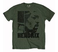 Jimi Hendrix - T-Shirt # Xl Green Unisex # Let Me Live