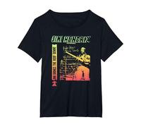 Jimi Hendrix Trae el Techo hacia Abajo Camiseta, Mujer Tallas Grandes, Negro, 6XL Grande