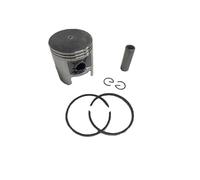 JIMIGGAO Herramienta compatible con piezas de motor, juego de anillos de pistón de 64 mm, diámetro de 16 mm, pasador de pistón compatible con Suzuki de 2 tiempos 185 cc TS185 TS 185