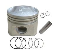 JIMIGGAO Herramienta compatible con piezas de motor, juego de anillos de pistón, tamaño de orificio de 37 mm, kit de anillo de pistón de repuesto compatible con SYM Mio50 XS1P37QMA 13010-A1A-000 50cc