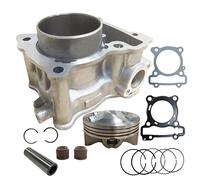 JIMIGGAO Herramienta compatible con piezas de motor, juego de anillos de pistón, tamaño de orificio de 63 mm, kit de anillo de pistón compatible con Yamaha NMAX155 TRICITY R15 NVX 155cc a 200cc 2DP