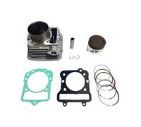 JIMIGGAO Herramienta compatible con piezas de motor, juego de anillos de pistón, tamaño de orificio de 76 mm, kit de anillo de pistón de repuesto compatible con Kawasaki KLF300 KVF300 Bayou300 300cc