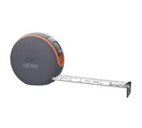 JIMIHOME Cinta métrica retráctil - Hoja ancha recubierta de nailon de 5,5 m, sistema de bloqueo doble, carcasa de TPE resistente a los golpes, diseño minimalista, métrico