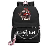 jiminhope Anime Genshin Impact Mochila Bolsa de computadora Klee Venti Lisa Mochila Genshin Impact Mochila Mochila escolar Diluc Amber Mochila para unisex